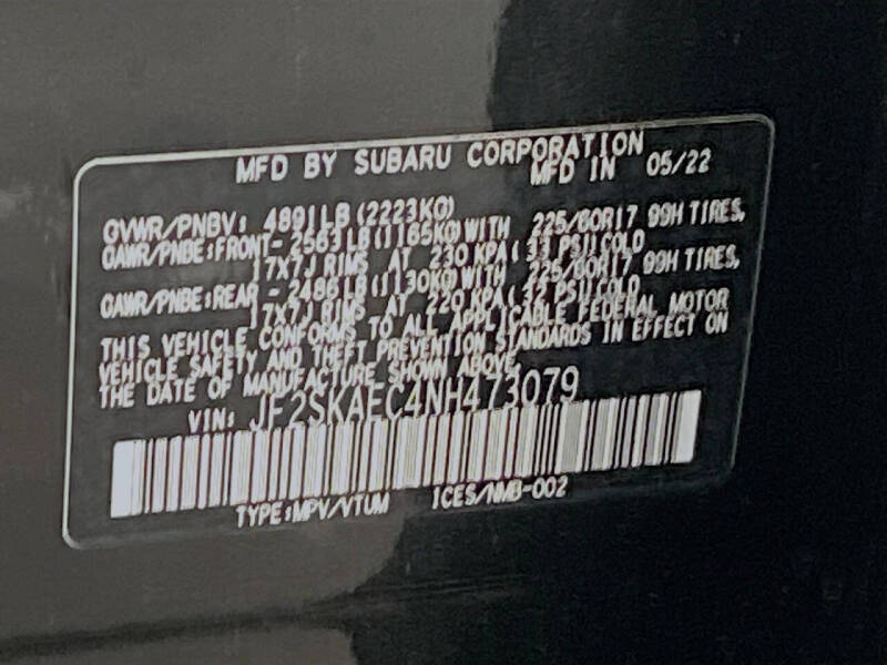 2022 Subaru Forester Premium