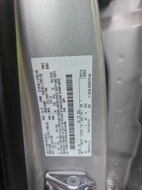 2018 Ford Escape SEL