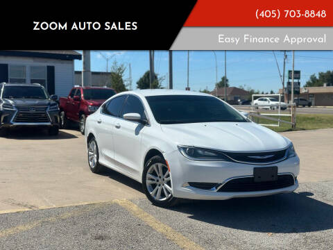 2015 Chrysler 200 for sale at Zoom Auto Sales in Oklahoma City OK