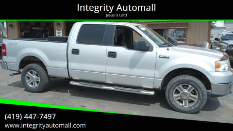 2006 Ford F-150 for sale at Integrity Automall in Tiffin OH