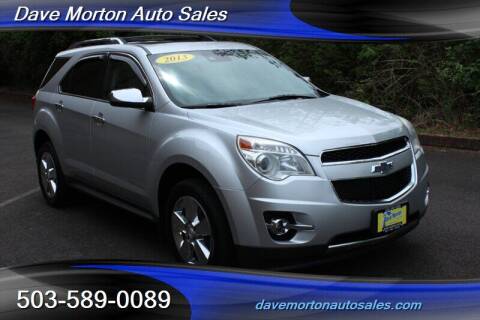 2013 Chevrolet Equinox for sale at Dave Morton Auto Sales in Salem OR