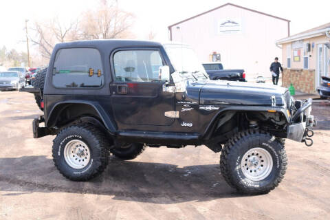 2001 Jeep Wrangler for sale at Northern Colorado auto sales Inc in Fort Collins CO