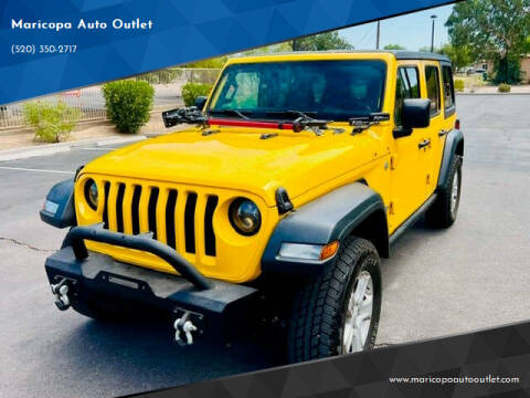 2020 Jeep Wrangler Unlimited for sale at Maricopa Auto Outlet in Maricopa AZ