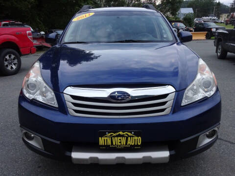 2011 Subaru Outback for sale at MOUNTAIN VIEW AUTO in Lyndonville VT