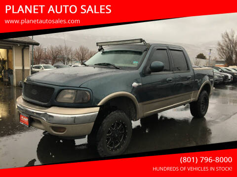 2002 Ford F-150 for sale at PLANET AUTO SALES in Lindon UT
