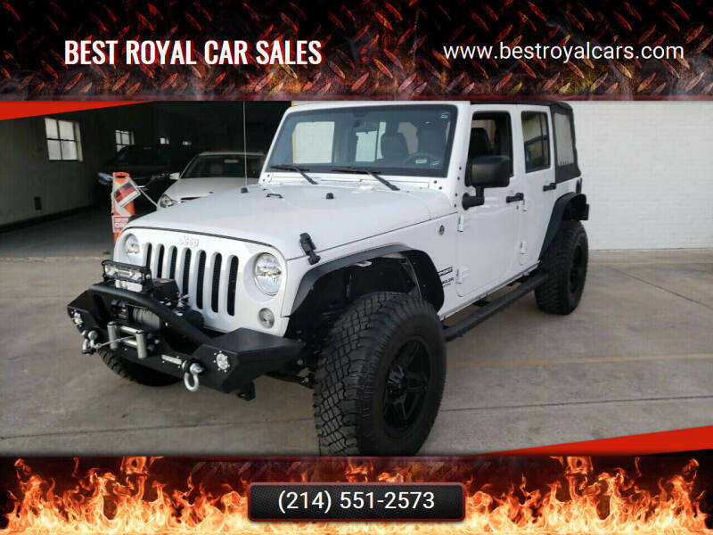 2017 Jeep Wrangler Unlimited for sale at Best Royal Car Sales in Dallas TX