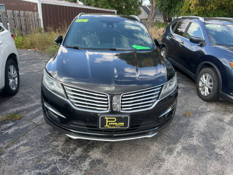 2015 Lincoln MKC for sale at PAPERLAND MOTORS in Green Bay WI