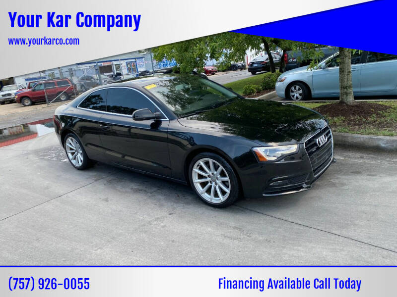 2015 Audi A5 for sale at Your Kar Company in Norfolk VA