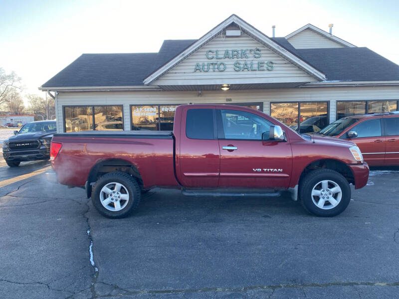 2005 Nissan Titan for sale at Clarks Auto Sales in Middletown OH