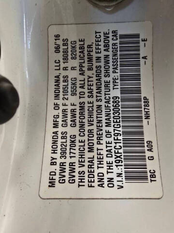 2016 Honda Civic Touring