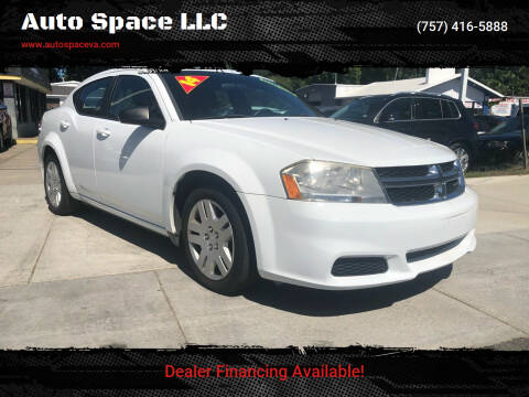 2014 Dodge Avenger for sale at Auto Space LLC in Norfolk VA