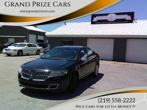 2010 Lincoln MKZ for sale at Grand Prize Cars in Cedar Lake IN