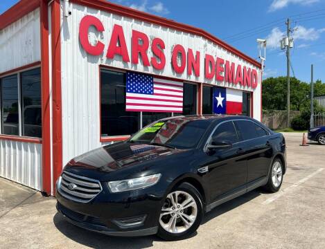 2013 Ford Taurus for sale at Cars On Demand 2 in Pasadena TX