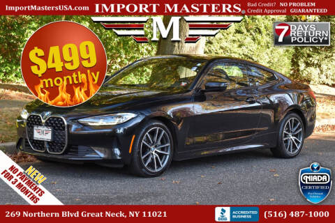 2022 BMW 4 Series for sale at Import Masters in Great Neck NY