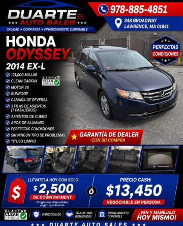 2014 Honda Odyssey EX-L w/DVD