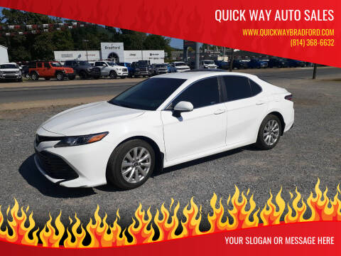 2018 Toyota Camry for sale at QUICK WAY AUTO SALES in Bradford PA