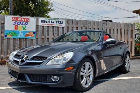 2010 Mercedes-Benz SLK for sale at ALWAYSSOLD123 INC in Fort Lauderdale FL