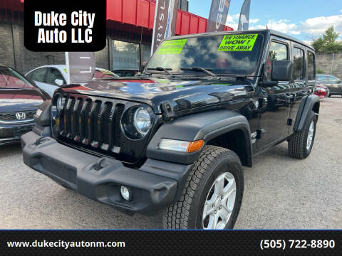 2020 Jeep Wrangler Unlimited for sale at Duke City Auto LLC in Gallup NM