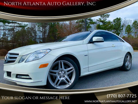 2012 Mercedes-Benz E-Class for sale at North Atlanta Auto Gallery, Inc in Alpharetta GA