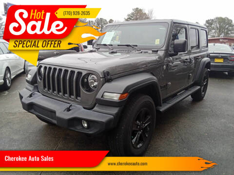 2019 Jeep Wrangler Unlimited for sale at Cherokee Auto Sales in Acworth GA