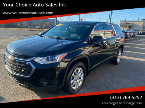 2018 Chevrolet Traverse for sale at Your Choice Auto Sales Inc. in Dearborn MI
