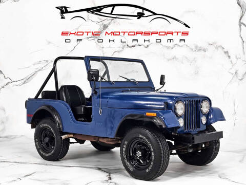 1979 Jeep CJ-5 for sale at Exotic Motorsports of Oklahoma in Edmond OK