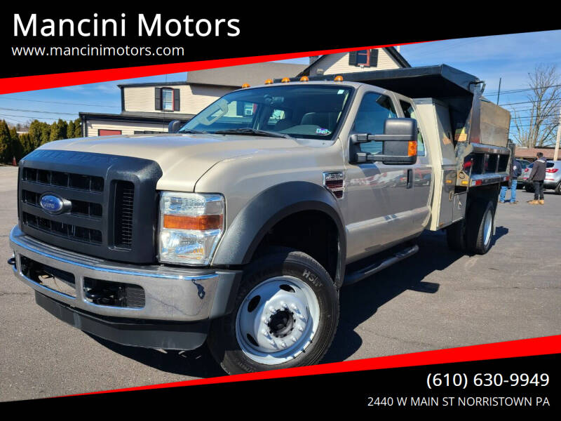 2008 Ford F-550 Super Duty for sale at Mancini Motors in Norristown PA