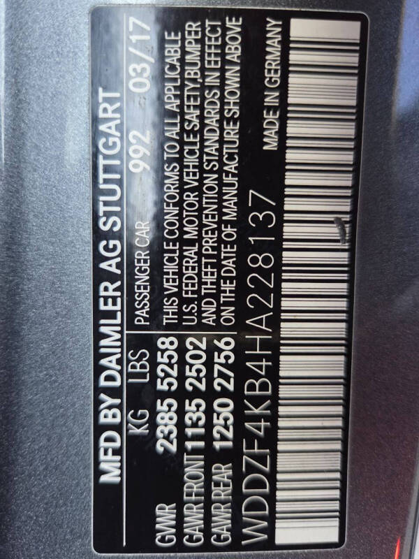 2017 Mercedes-Benz E-Class E 300 4MATIC