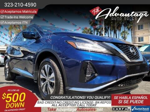 2021 Nissan Murano for sale at ADVANTAGE AUTO SALES INC in Bell CA