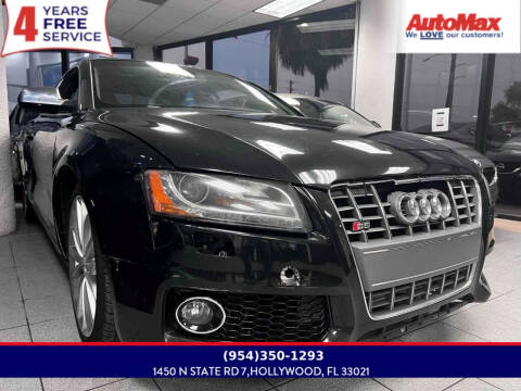 2011 Audi S5 for sale at Auto Max in Hollywood FL
