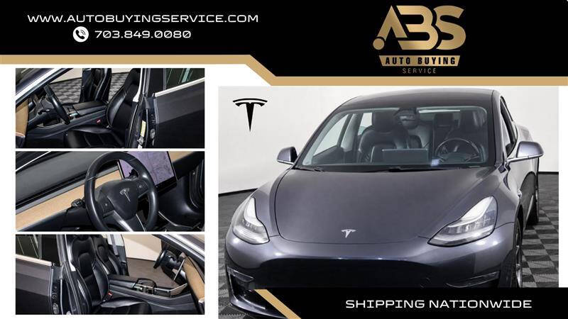 Gray 2018 Tesla Model 3 Long Range Long Range 4dr Fastback 1