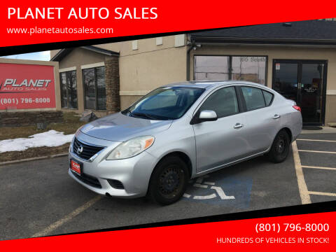 2012 Nissan Versa for sale at PLANET AUTO SALES in Lindon UT