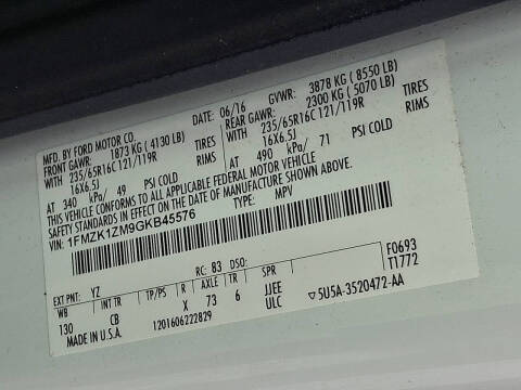 2016 Ford Transit
