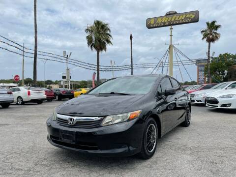 2012 Honda Civic for sale at A MOTORS SALES AND FINANCE - 5630 San Pedro Ave in San Antonio TX