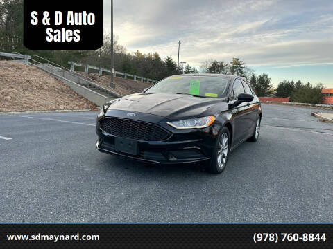 2017 Ford Fusion for sale at S & D Auto Sales in Maynard MA