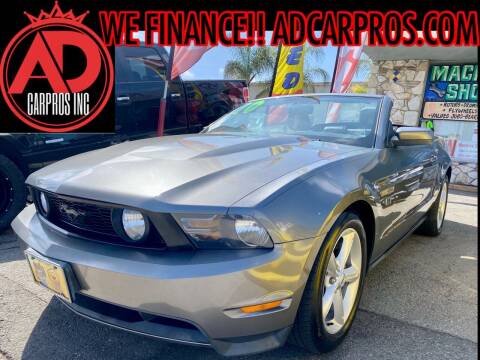 2010 Ford Mustang for sale at AD CarPros, Inc. in Whittier CA