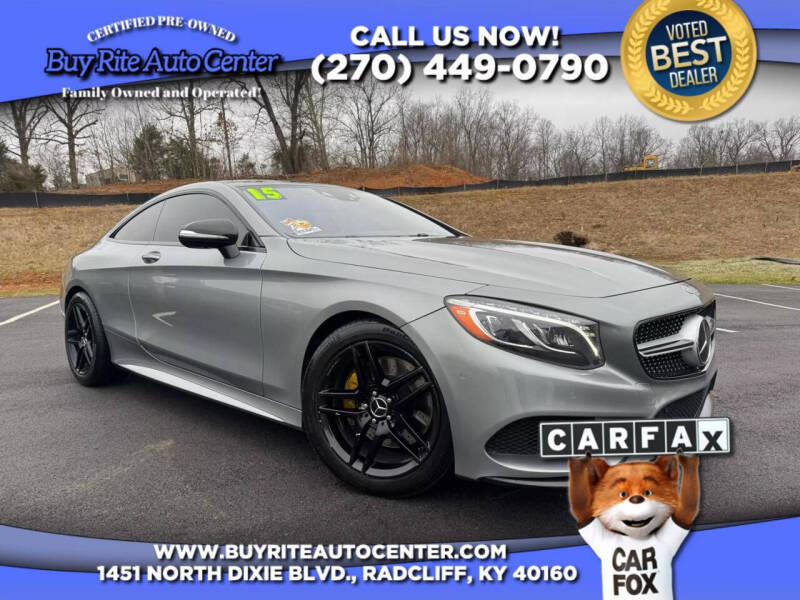 2015 Mercedes-Benz S-Class for sale at Buy Rite Auto Center in Radcliff KY