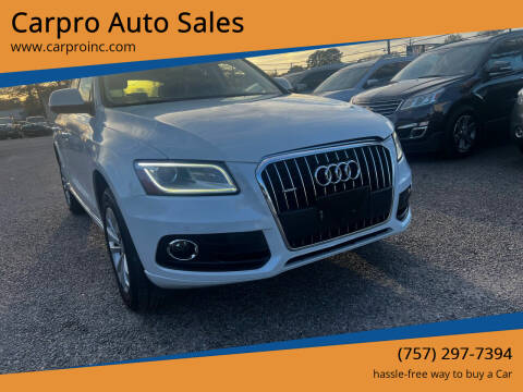 2015 Audi Q5 for sale at Carpro Auto Sales in Chesapeake VA