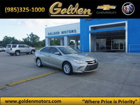 2016 Toyota Camry for sale at GOLDEN MOTORS in Cut Off LA