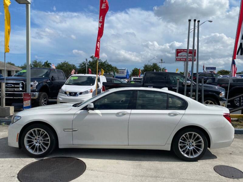 2013 BMW 7 Series for sale at Navarro Auto Motors in Hialeah FL