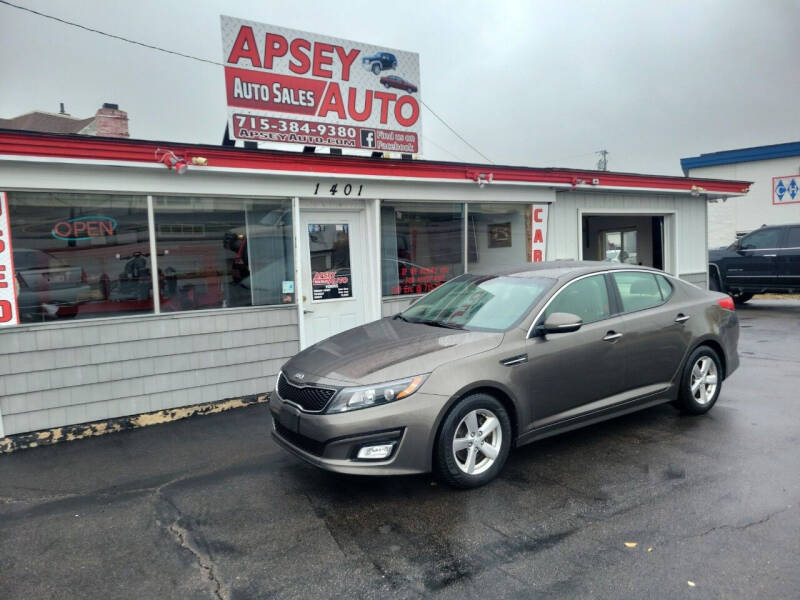 2014 Kia Optima for sale at Apsey Auto in Marshfield WI