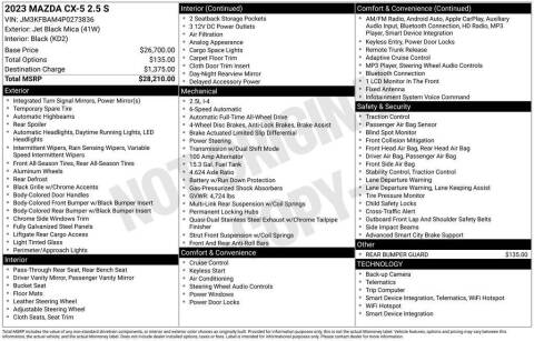 2023 Mazda CX-5 2.5 S