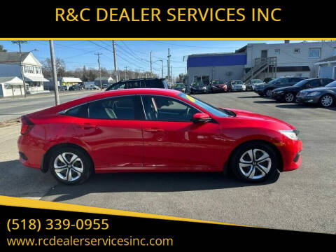 2016 Honda Civic for sale at R&C DEALER SERVICES INC in Cohoes NY