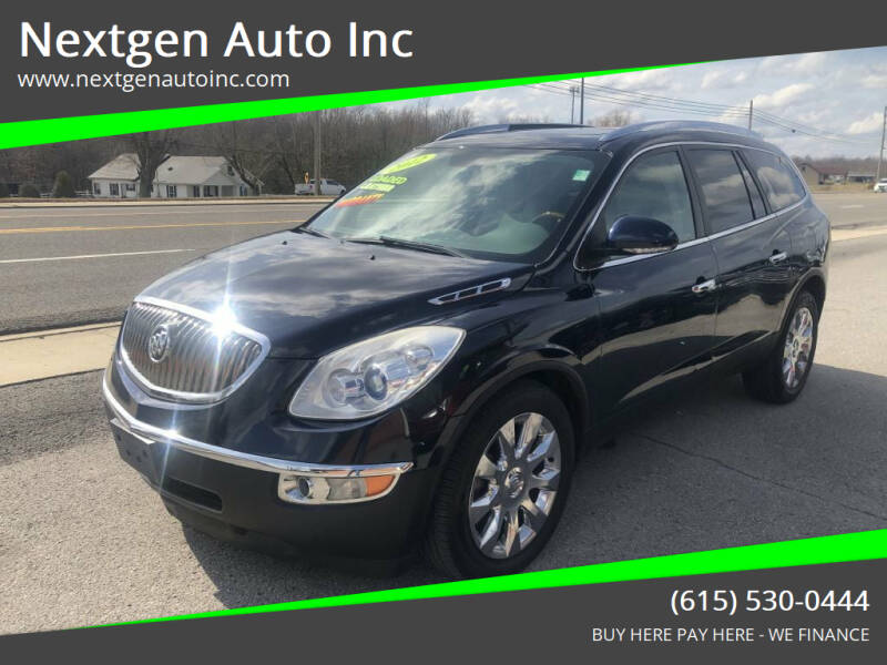 2012 Buick Enclave for sale at Nextgen Auto Inc in Smithville TN