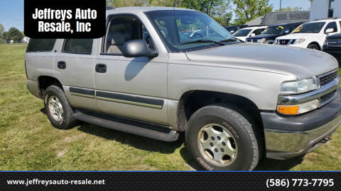 2005 Chevrolet Tahoe for sale at Jeffreys Auto Resale, Inc in Clinton Township MI