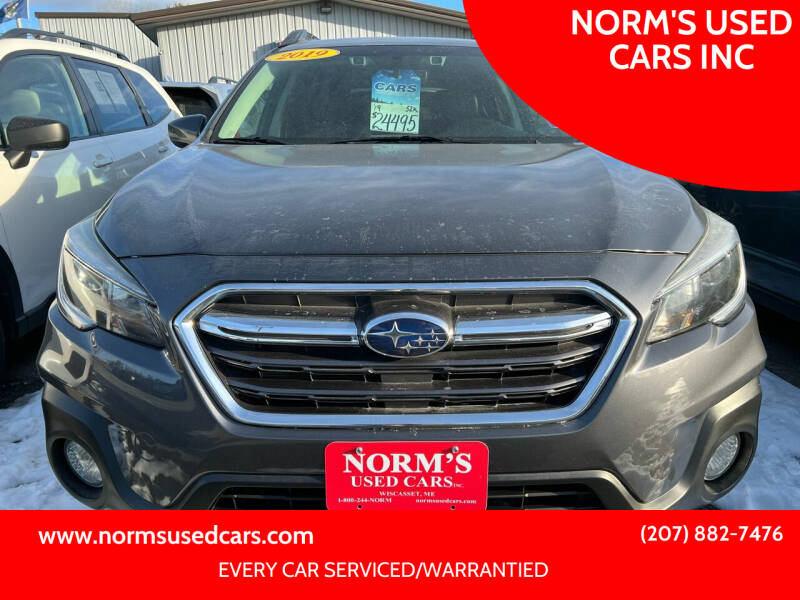 2019 Subaru Outback for sale at NORM'S USED CARS INC in Wiscasset ME