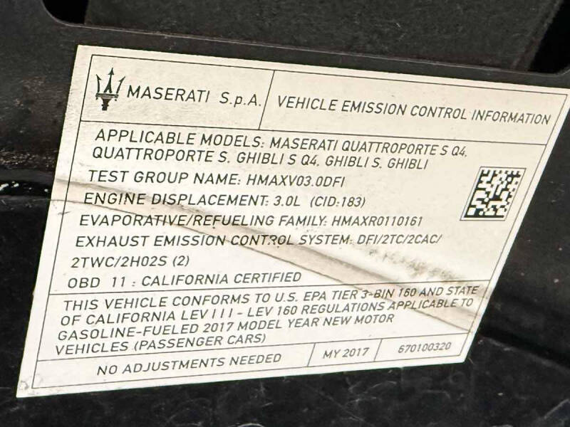 2017 Maserati Ghibli S