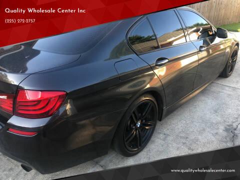 2013 BMW 5 Series for sale at Quality Wholesale Center Inc in Baton Rouge LA