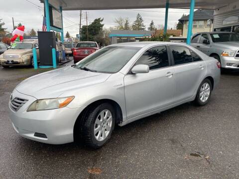 2007 Toyota Camry Hybrid for sale at ALPINE MOTORS in Milwaukie OR