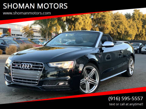 2013 Audi S5 for sale at SHOMAN AUTO GROUP in Davis CA